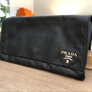 Prada oversized envelope clutch